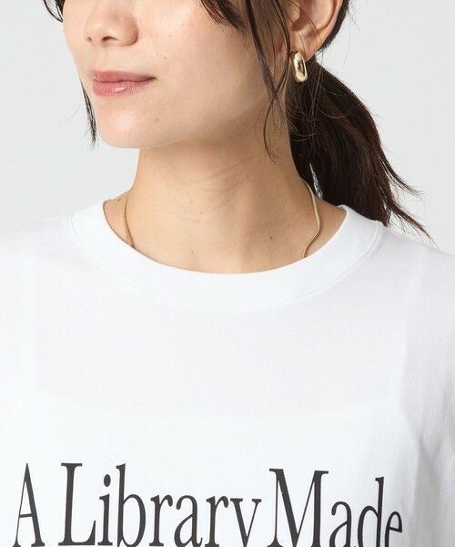 green label relaxing / グリーンレーベル リラクシング カットソー | ブックストア ロゴ ロングスリーブ Tシャツ | 詳細7