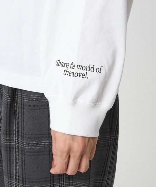 green label relaxing / グリーンレーベル リラクシング カットソー | ブックストア ロゴ ロングスリーブ Tシャツ | 詳細8