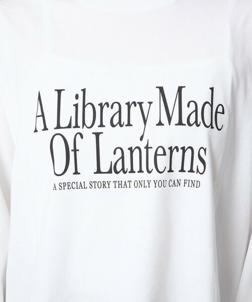 green label relaxing / グリーンレーベル リラクシング カットソー | ブックストア ロゴ ロングスリーブ Tシャツ | 詳細10