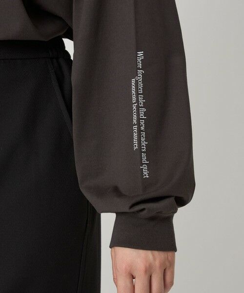 green label relaxing / グリーンレーベル リラクシング カットソー | ブックストア ロゴ ロングスリーブ Tシャツ | 詳細16