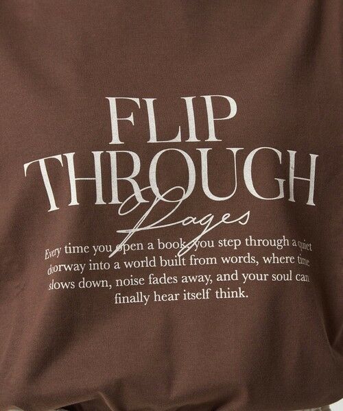 green label relaxing / グリーンレーベル リラクシング カットソー | ブックストア ロゴ ロングスリーブ Tシャツ | 詳細21