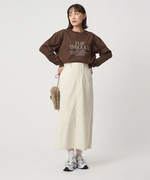 green label relaxing / グリーンレーベル リラクシング カットソー | ブックストア ロゴ ロングスリーブ Tシャツ | 詳細19