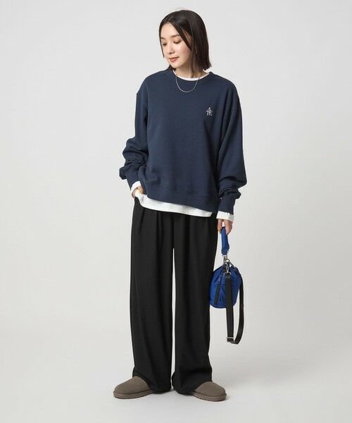 green label relaxing / グリーンレーベル リラクシング スラックス・ドレスパンツ | 【WEB限定】＜at ease＞スラックス パンツ マシンウォッシャブル ストレッチ 帯電防止 | 詳細2