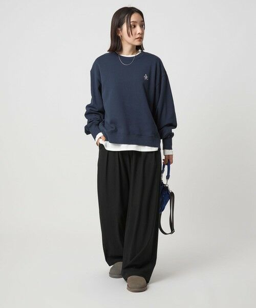 green label relaxing / グリーンレーベル リラクシング スラックス・ドレスパンツ | 【WEB限定】＜at ease＞スラックス パンツ マシンウォッシャブル ストレッチ 帯電防止 | 詳細3