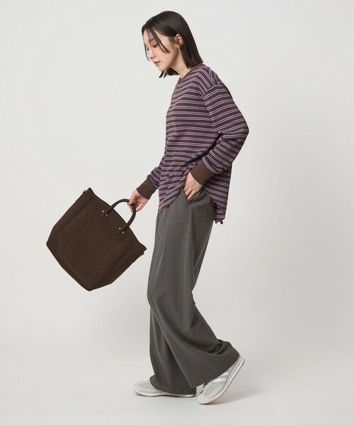 green label relaxing / グリーンレーベル リラクシング スラックス・ドレスパンツ | 【WEB限定】＜at ease＞スラックス パンツ マシンウォッシャブル ストレッチ 帯電防止 | 詳細7