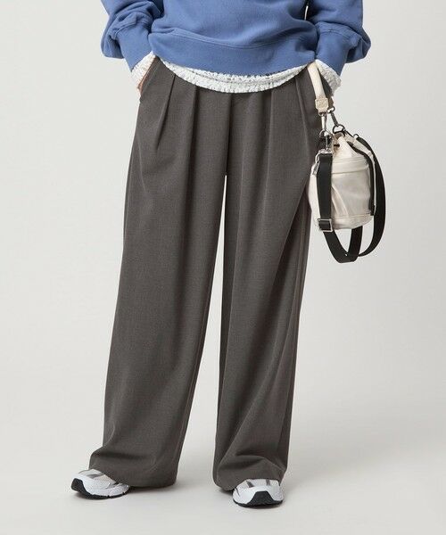 green label relaxing/グリーンレーベル リラクシング 【WEB限定】<at ease>スラックス パンツ マシンウォッシャブル ストレッチ 帯電防止 DK. GRAY XS-S(SHORT-36) green label relaxing/グリーンレーベル リラクシング 【WEB限定】<at ease>スラックス パンツ マシンウォッシャブル ストレッチ 帯電防止 DK. GRAY XS-S(SHORT-36)