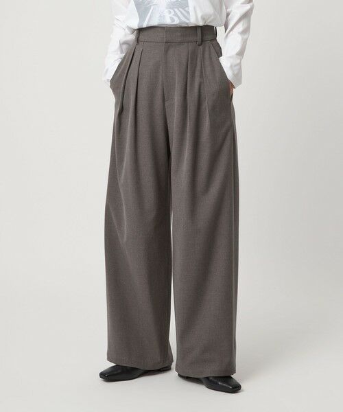 green label relaxing / グリーンレーベル リラクシング スラックス・ドレスパンツ | 【WEB限定】＜at ease＞スラックス パンツ マシンウォッシャブル ストレッチ 帯電防止 | 詳細18