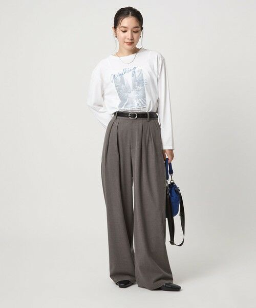 green label relaxing / グリーンレーベル リラクシング スラックス・ドレスパンツ | 【WEB限定】＜at ease＞スラックス パンツ マシンウォッシャブル ストレッチ 帯電防止 | 詳細19