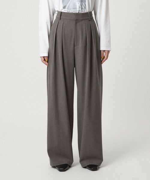 green label relaxing / グリーンレーベル リラクシング スラックス・ドレスパンツ | 【WEB限定】＜at ease＞スラックス パンツ マシンウォッシャブル ストレッチ 帯電防止 | 詳細23