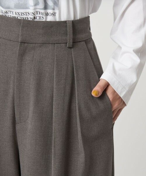 green label relaxing / グリーンレーベル リラクシング スラックス・ドレスパンツ | 【WEB限定】＜at ease＞スラックス パンツ マシンウォッシャブル ストレッチ 帯電防止 | 詳細28