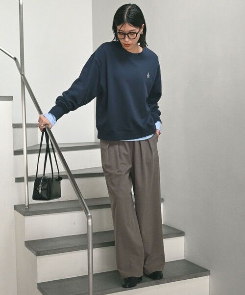 green label relaxing / グリーンレーベル リラクシング スラックス・ドレスパンツ | 【WEB限定】＜at ease＞スラックス パンツ マシンウォッシャブル ストレッチ 帯電防止 | 詳細12