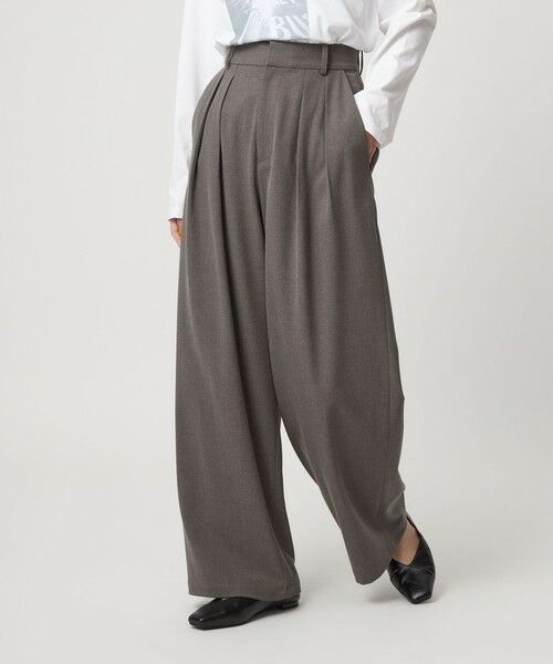 green label relaxing / グリーンレーベル リラクシング スラックス・ドレスパンツ | 【WEB限定】＜at ease＞スラックス パンツ マシンウォッシャブル ストレッチ 帯電防止 | 詳細17