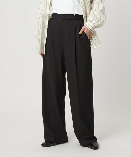 green label relaxing / グリーンレーベル リラクシング その他パンツ | 【WEB限定】＜at ease＞オルマイ ワイド パンツ マシンウォッシャブル ストレッチ 帯電防止 | 詳細6