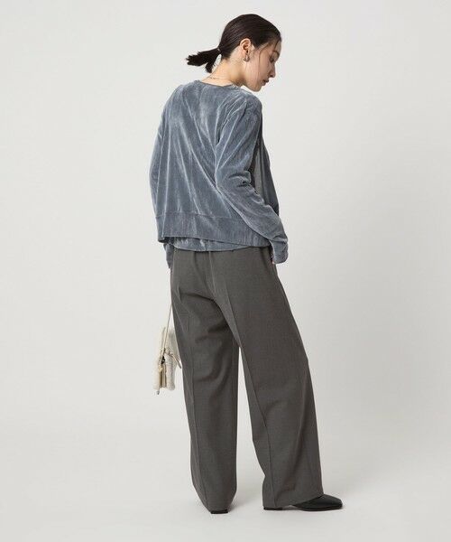 green label relaxing / グリーンレーベル リラクシング その他パンツ | 【WEB限定】＜at ease＞オルマイ ワイド パンツ マシンウォッシャブル ストレッチ 帯電防止 | 詳細15