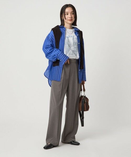 green label relaxing / グリーンレーベル リラクシング その他パンツ | 【WEB限定】＜at ease＞オルマイ ワイド パンツ マシンウォッシャブル ストレッチ 帯電防止 | 詳細23