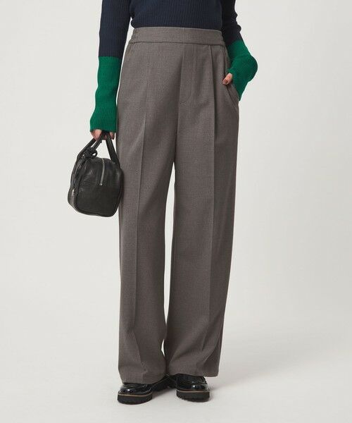 green label relaxing / グリーンレーベル リラクシング その他パンツ | 【WEB限定】＜at ease＞オルマイ ワイド パンツ マシンウォッシャブル ストレッチ 帯電防止 | 詳細24