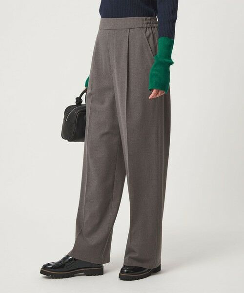 green label relaxing / グリーンレーベル リラクシング その他パンツ | 【WEB限定】＜at ease＞オルマイ ワイド パンツ マシンウォッシャブル ストレッチ 帯電防止 | 詳細25