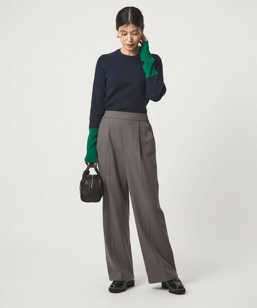 green label relaxing / グリーンレーベル リラクシング その他パンツ | 【WEB限定】＜at ease＞オルマイ ワイド パンツ マシンウォッシャブル ストレッチ 帯電防止 | 詳細26