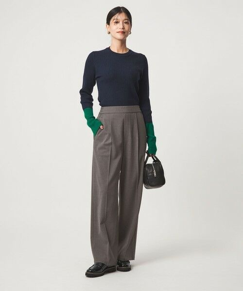 green label relaxing / グリーンレーベル リラクシング その他パンツ | 【WEB限定】＜at ease＞オルマイ ワイド パンツ マシンウォッシャブル ストレッチ 帯電防止 | 詳細27