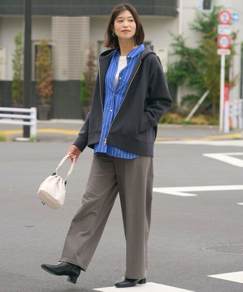 green label relaxing / グリーンレーベル リラクシング その他パンツ | 【WEB限定】＜at ease＞オルマイ ワイド パンツ マシンウォッシャブル ストレッチ 帯電防止 | 詳細18