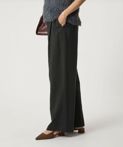 green label relaxing / グリーンレーベル リラクシング その他パンツ | ［size SHORT/TALLあり］パウダリー ワイド パンツ | 詳細1