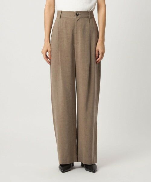 green label relaxing / グリーンレーベル リラクシング その他パンツ | ［size SHORT/TALLあり］パウダリー ワイド パンツ | 詳細14