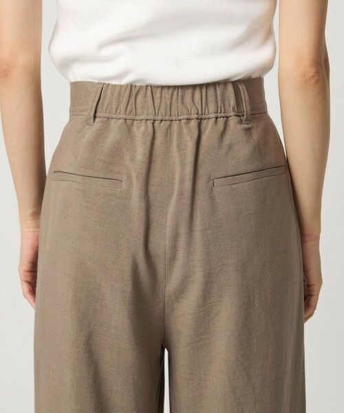 green label relaxing / グリーンレーベル リラクシング その他パンツ | ［size SHORT/TALLあり］パウダリー ワイド パンツ | 詳細17