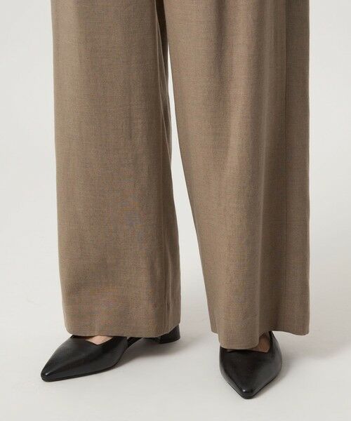 green label relaxing / グリーンレーベル リラクシング その他パンツ | ［size SHORT/TALLあり］パウダリー ワイド パンツ | 詳細21