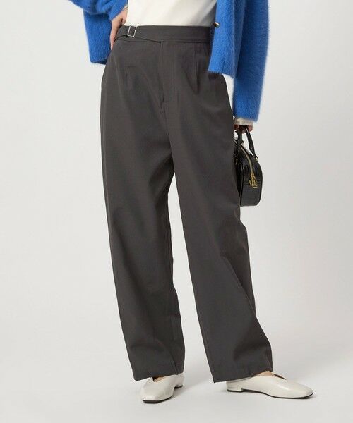 green label relaxing / グリーンレーベル リラクシング その他パンツ | ベルテッド フォルム パンツ | 詳細1