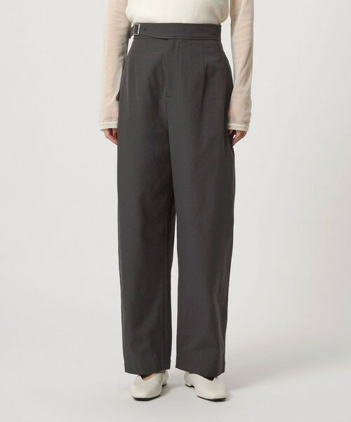 green label relaxing / グリーンレーベル リラクシング その他パンツ | ベルテッド フォルム パンツ | 詳細5