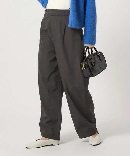 green label relaxing / グリーンレーベル リラクシング その他パンツ | ベルテッド フォルム パンツ | 詳細2