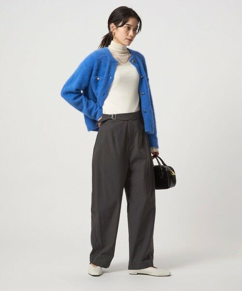 green label relaxing / グリーンレーベル リラクシング その他パンツ | ベルテッド フォルム パンツ | 詳細4