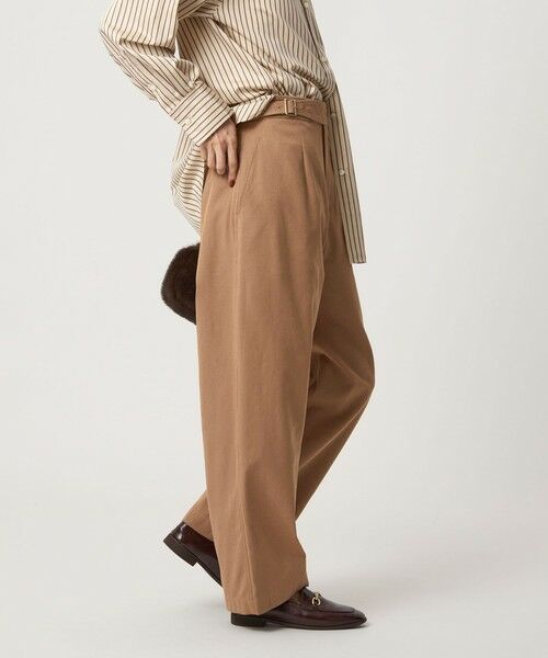 green label relaxing / グリーンレーベル リラクシング その他パンツ | ベルテッド フォルム パンツ | 詳細14