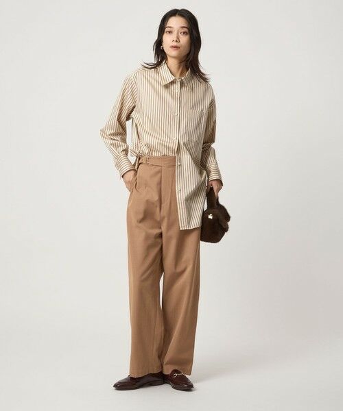 green label relaxing / グリーンレーベル リラクシング その他パンツ | ベルテッド フォルム パンツ | 詳細16