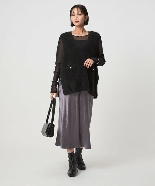 green label relaxing / グリーンレーベル リラクシング ベスト | ヘアリー ニット ベスト | 詳細5