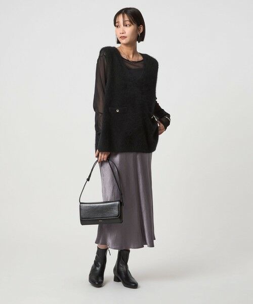 green label relaxing / グリーンレーベル リラクシング ベスト | ヘアリー ニット ベスト | 詳細6