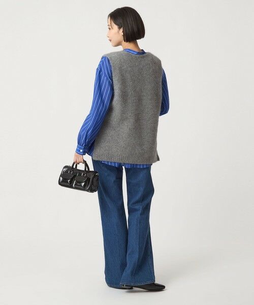 green label relaxing / グリーンレーベル リラクシング ベスト | ヘアリー ニット ベスト | 詳細16