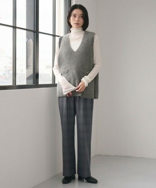 green label relaxing / グリーンレーベル リラクシング ベスト | ヘアリー ニット ベスト | 詳細10