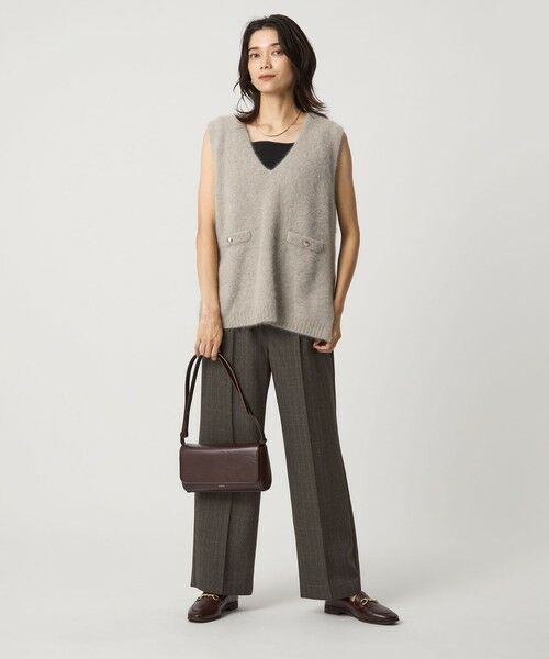 green label relaxing / グリーンレーベル リラクシング ベスト | ヘアリー ニット ベスト | 詳細24