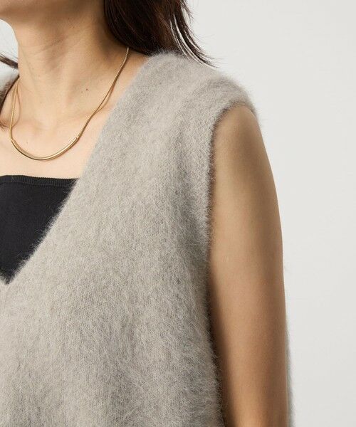 green label relaxing / グリーンレーベル リラクシング ベスト | ヘアリー ニット ベスト | 詳細30
