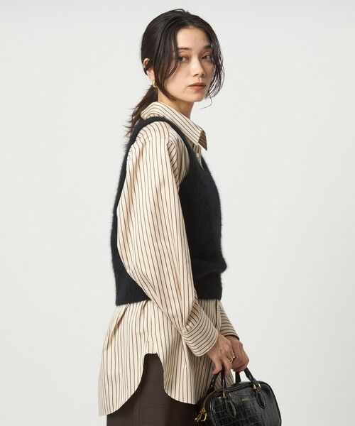 green label relaxing / グリーンレーベル リラクシング ベスト | ヘアリー ニット キャミソール | 詳細1