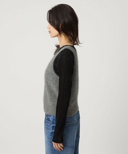 green label relaxing / グリーンレーベル リラクシング ベスト | ヘアリー ニット キャミソール | 詳細10