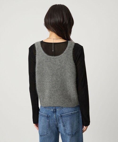 green label relaxing / グリーンレーベル リラクシング ベスト | ヘアリー ニット キャミソール | 詳細11