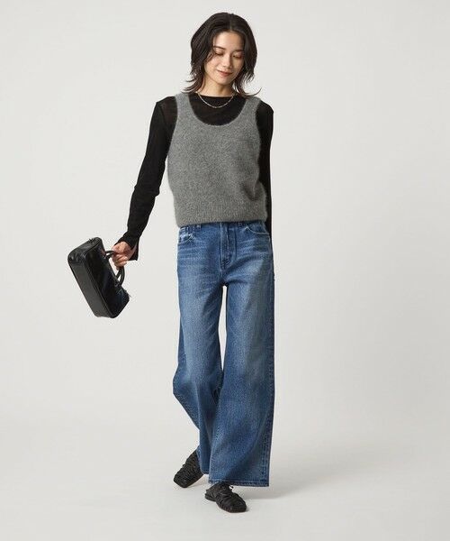 green label relaxing / グリーンレーベル リラクシング ベスト | ヘアリー ニット キャミソール | 詳細8