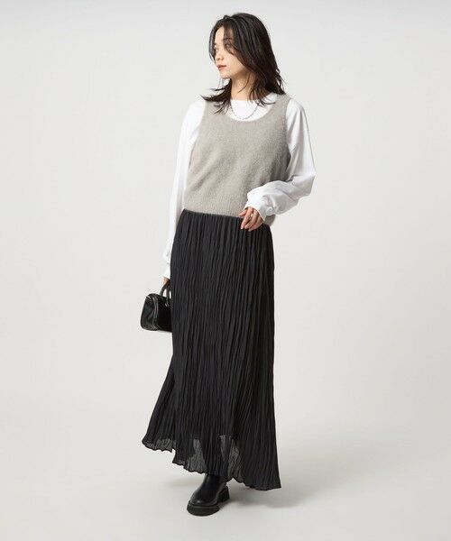 green label relaxing / グリーンレーベル リラクシング ベスト | ヘアリー ニット キャミソール | 詳細21