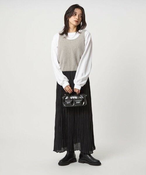 green label relaxing / グリーンレーベル リラクシング ベスト | ヘアリー ニット キャミソール | 詳細22