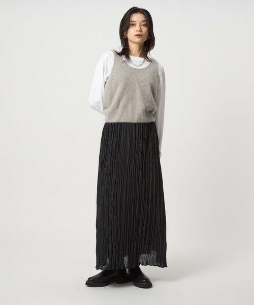 green label relaxing / グリーンレーベル リラクシング ベスト | ヘアリー ニット キャミソール | 詳細23