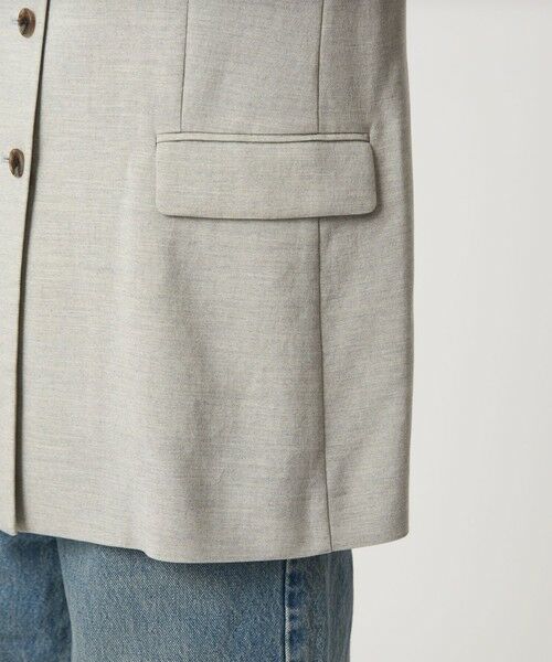 green label relaxing / グリーンレーベル リラクシング ベスト | パウダリー ノーカラー ジレ | 詳細18