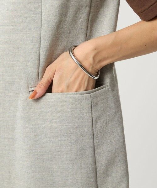 green label relaxing / グリーンレーベル リラクシング ベスト | パウダリー ノーカラー ジレ | 詳細20