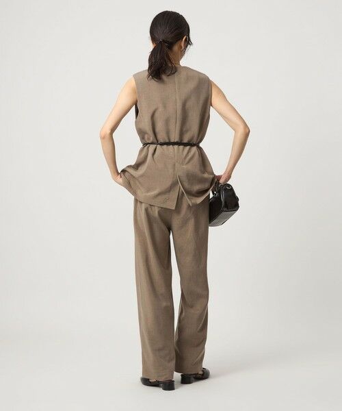 green label relaxing / グリーンレーベル リラクシング ベスト | パウダリー ノーカラー ジレ | 詳細30